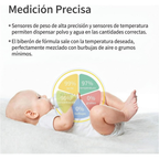 Preparador de Biberones Automático y Dosificador de Fórmula/Leche en Polvo | Máquina para hacer Biberones